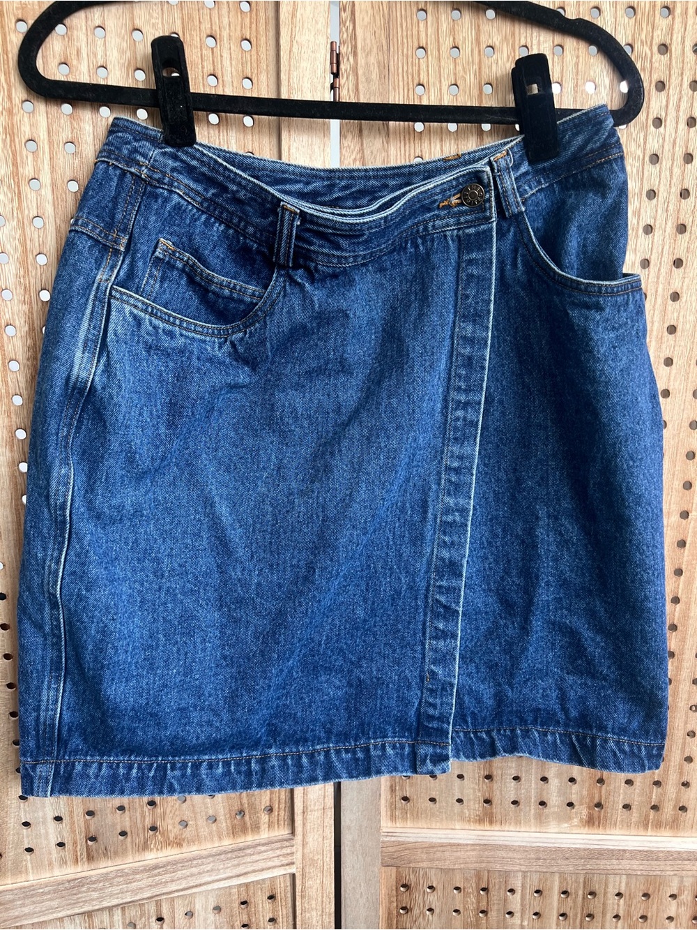 Vintage The Limited Denim Wrap Skirt - Size 14